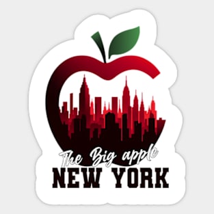 The Big Apple Is New York City Graphic Sticker